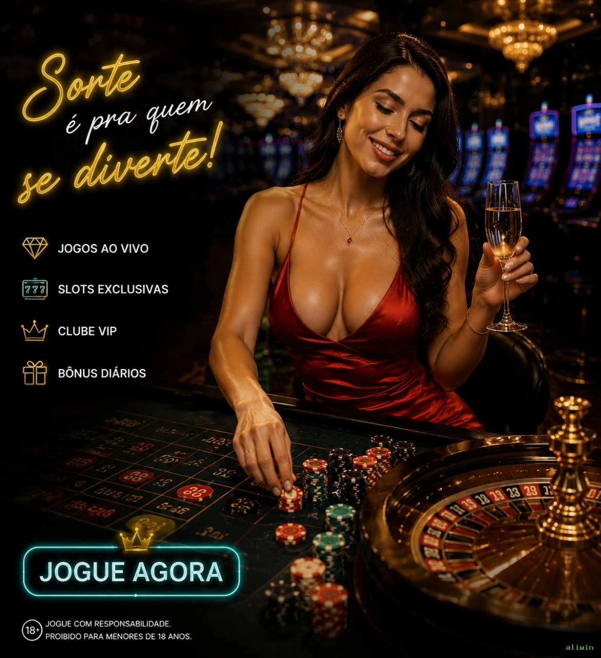 Cassino ao vivo no Brasil | aliwin: segura e premiada